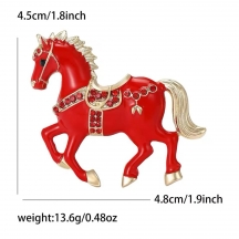 Брошка Red horse