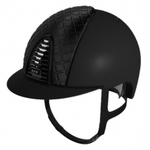 Шолом Cromo 2.0 Textile Black + Milano Satin + Crystals